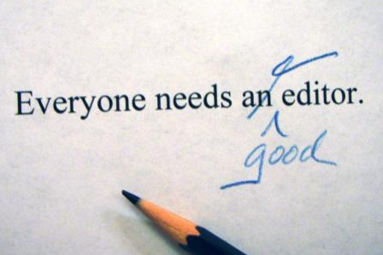 everyone needs a good editor