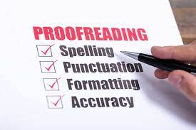 Purpose of proofreading